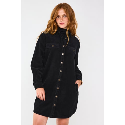 Robe Chemise Noire Esmara - Taille 36 - Occasion Très Bon état