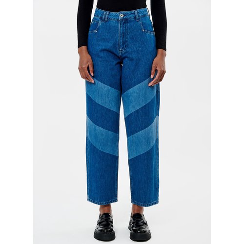 Jean loose 100 coton coton dude bleu bicblu Kaporal La Redoute