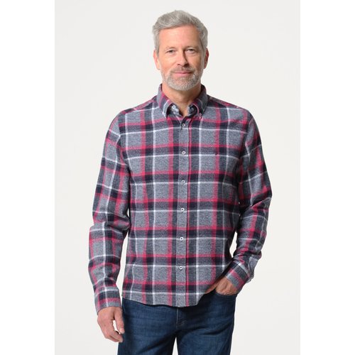 Chemise quadrillee bordeaux et gris multicolore J Joy La Redoute