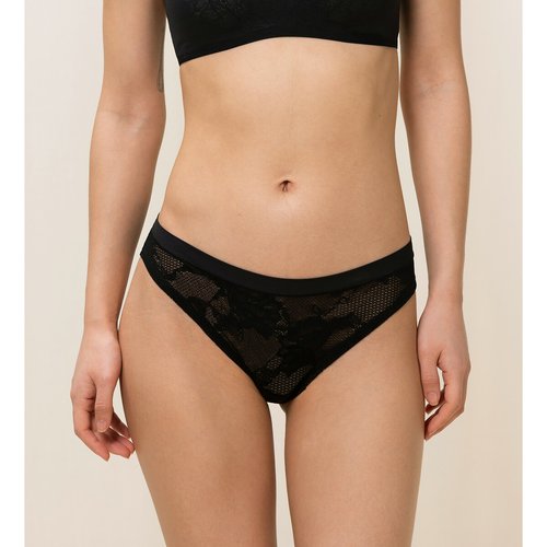 Slip bresilien dentelle recyclee smart dec Triumph noir La Redoute