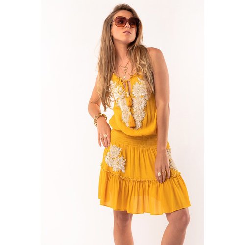 Robe courte a volants django Wild La Redoute