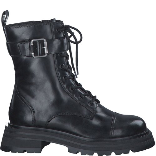 Bottine plate noir Tamaris La Redoute