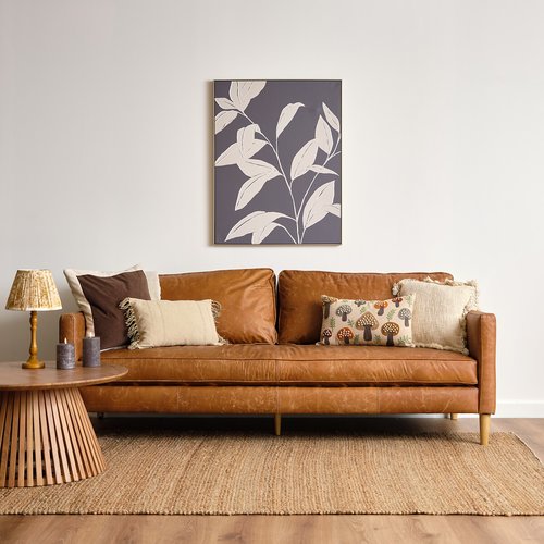 Grain leather sofa 2025