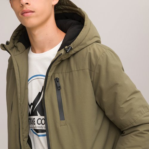 Cotton hooded jacket hotsell