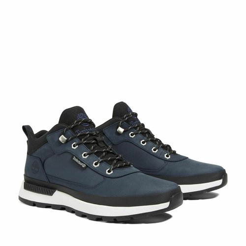 Field trekker high top trainers in nubuck navy blue Timberland La Redoute