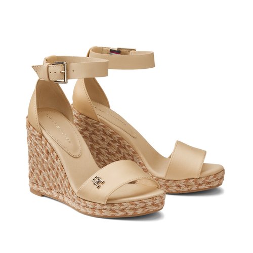 Sandalen met sleehak Tommy Hilfiger La Redoute