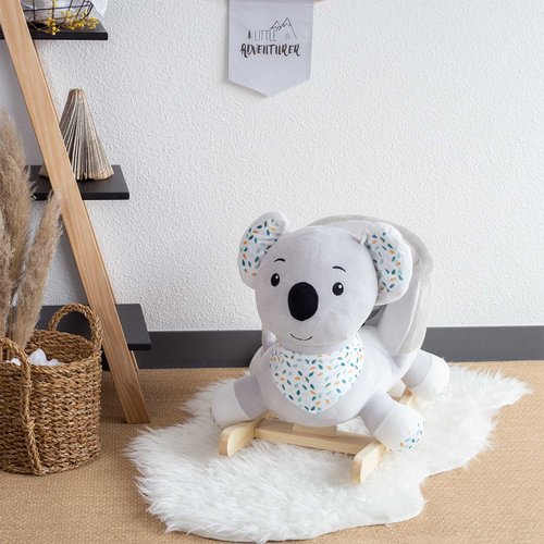 Peluche a bascule koala gris Trois Kilos Sept La Redoute