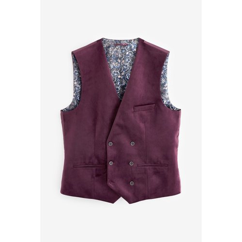 Gilet de costume aux carreaux et liseres vert Next La Redoute
