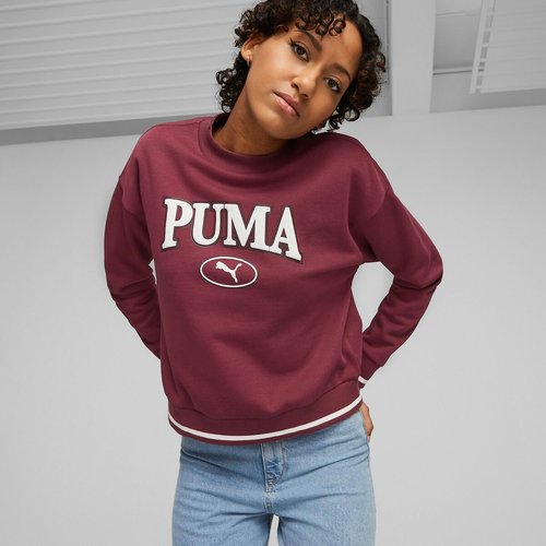 Sweat puma squad crew fleece bordeaux Puma La Redoute