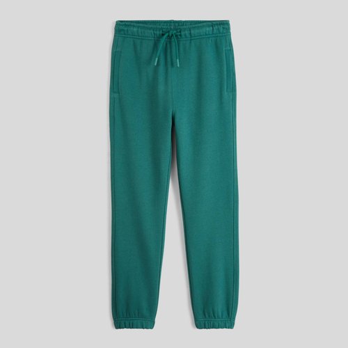 Jogging avec cordon a la taille uni en coton bio epine Monoprix La Redoute
