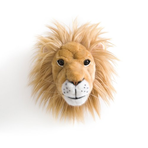Stuffed lion head sales