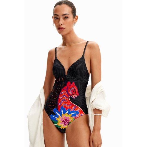 Maillot de bain bretelles felin
