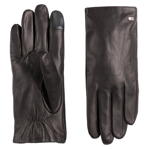 Gants en cuir noir Tommy Hilfiger La Redoute