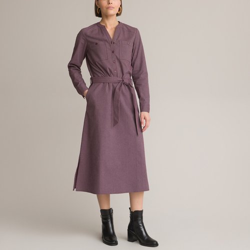 Lange gestreepte jurk new arrivals
