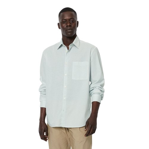 Chemise regular avec un fin motif a carreaux Marc O polo La Redoute
