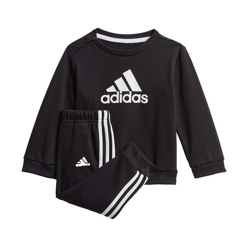 Conjunto de sudadera y jogging 3 meses 4 anos negro Adidas Sportswear La Redoute