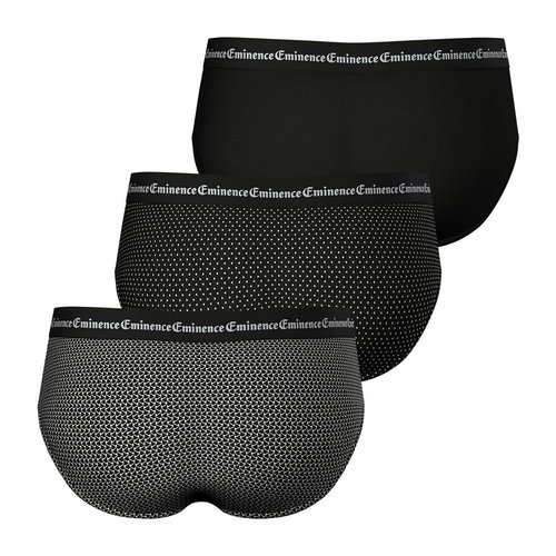 Pack of 3 business print cotton low rise briefs Eminence La Redoute