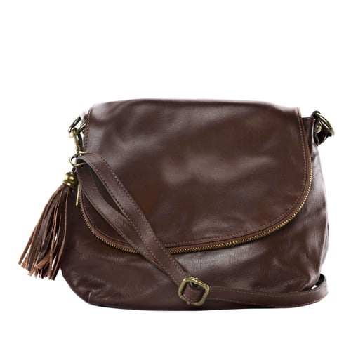 Sac bandoulière en cuir italien lisse 72 heures petit Oh My Bag