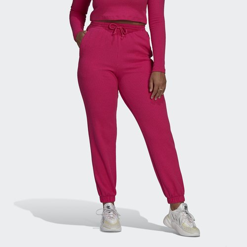 Pink ribbed joggers 2025