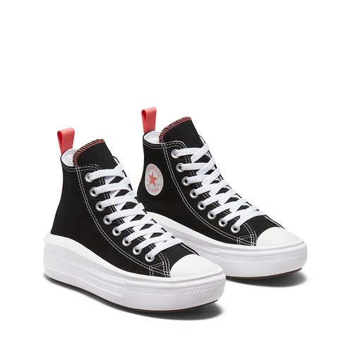 Kids all black high top converse online