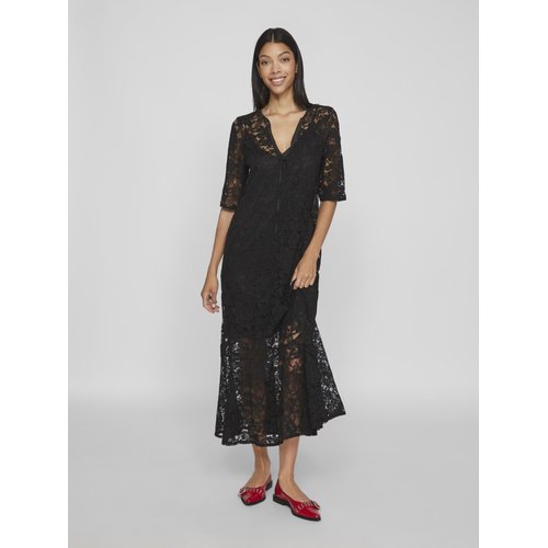 Robe mi longue dentelle on sale