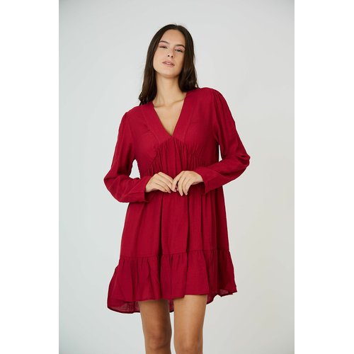 Robe courte manches longues col v See U Soon La Redoute