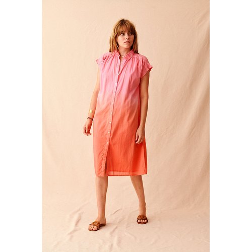 Robe chemise tie and dye clearance