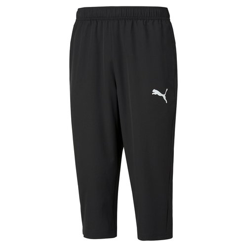 Sport essential cropped trousers with logo print black Puma La Redoute