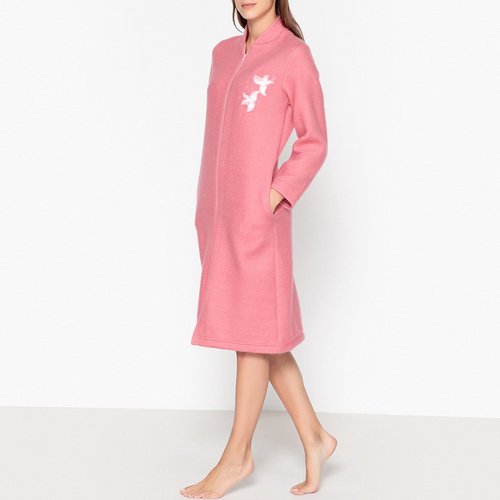 Robe de chambre label courtelle vieux rose Anne Weyburn La Redoute