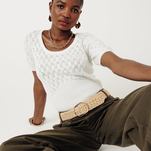 Pull ajoure eco concu