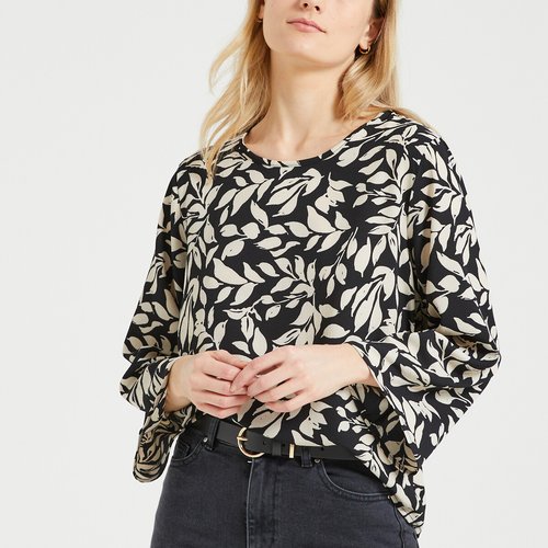Top met wijde mouwen top