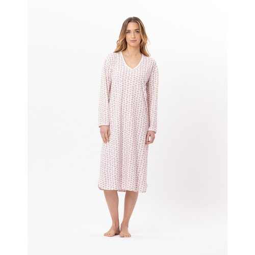 Chemise nuit longue coton top