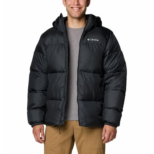 Short padded puffer winter jacket, black, Columbia | La Redoute