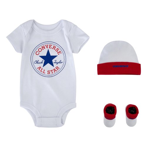 Bodysuit beanie and bootees outfit Converse La Redoute