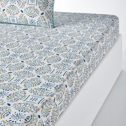 Keyiah Floral 100 Cotton Fitted Sheet