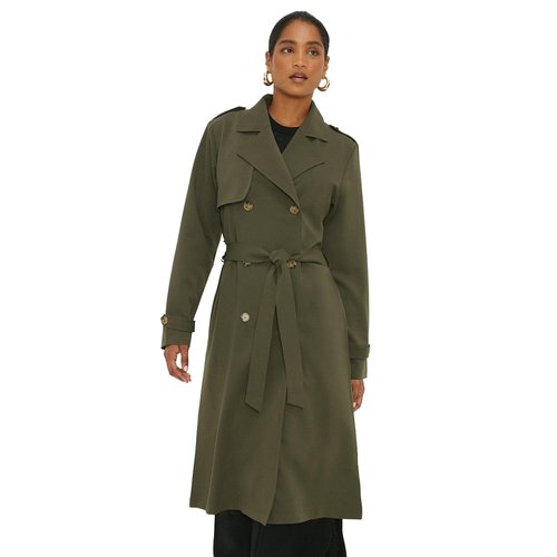 Trench fluide kaki on sale