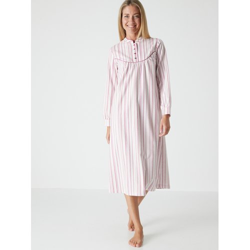 Chemise de nuit col officier femme Daxon La Redoute