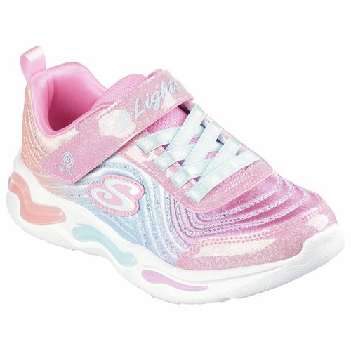Kids Wavy Beams Ombre Express Light Up Trainer