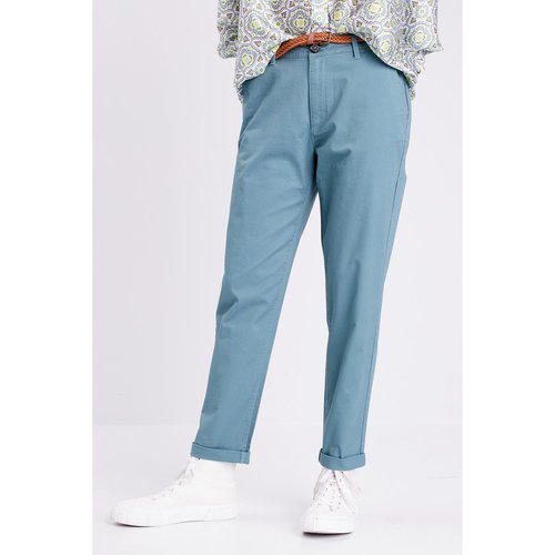 Pantalon chino 7 8eme vert fonce Cache Cache La Redoute