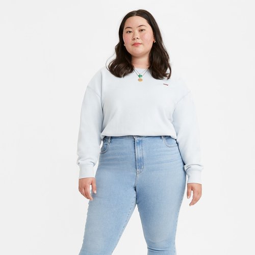 Sweat ferme logo devant bleu ciel Levi S Plus La Redoute