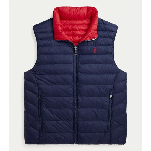 Doudoune sans manches bleu marine rouge Polo Ralph Lauren La Redoute