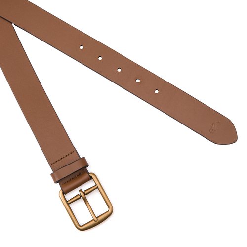 Leather signature pony belt Polo Ralph Lauren | La Redoute