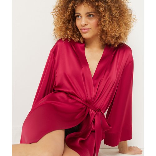 Peignoir satin etam top