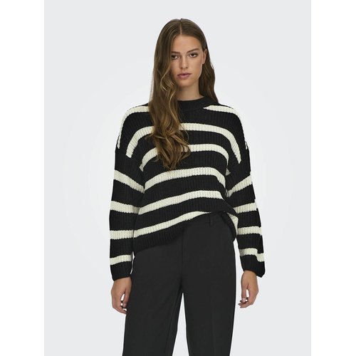 Striped jumper black and white hotsell