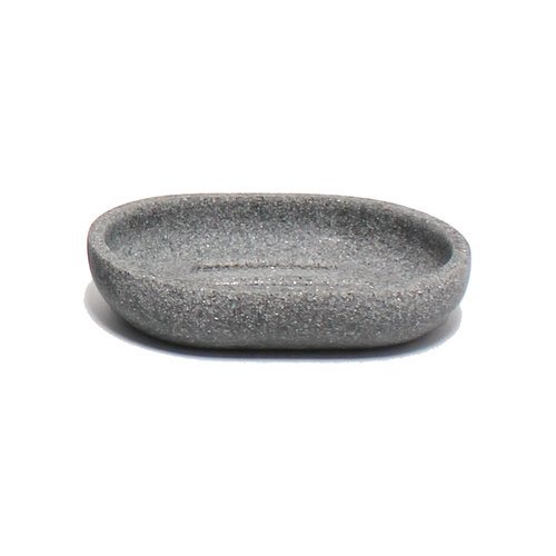 Douceur D'Intérieur Dispenser Sapone Granite – Eleganza In Poliresina Per Il Tuo Bagno, 7x16cm