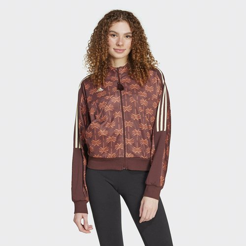 Tracksuit jacket adidas x farm rio orange brown Adidas Sportswear La Redoute