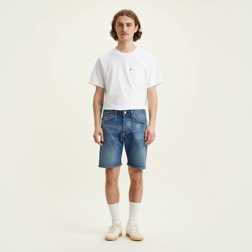 Straight denim shorts store