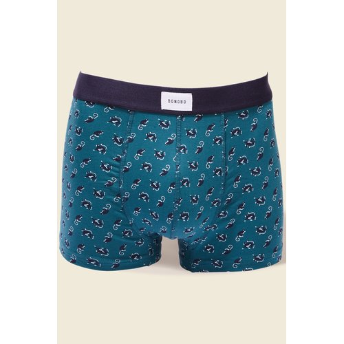 Lot 2 boxers vert fonce Bonobo La Redoute