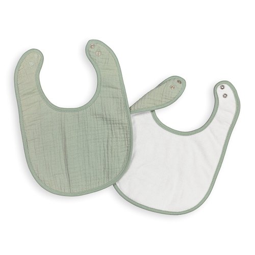 Set of 2 kumla cotton muslin baby bibs La Redoute Interieurs La Redoute