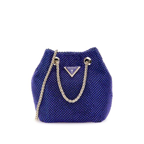 Guess mini sac zalina strass bleu Guess La Redoute